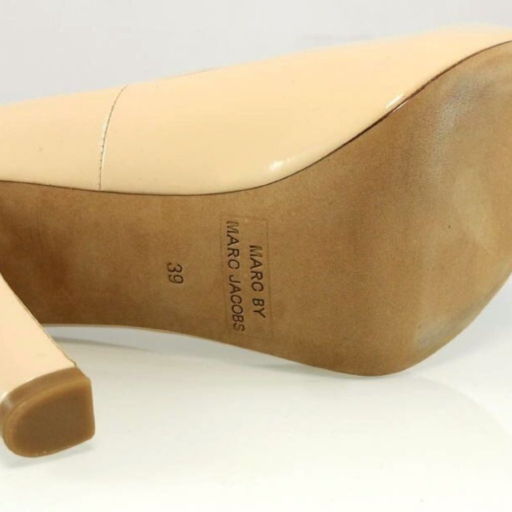 $285 NIB MARC by MARC JACOBS PATENT LEATHER HIDDEN PLATFORM PUMP HEELS - Picture 6 of 7